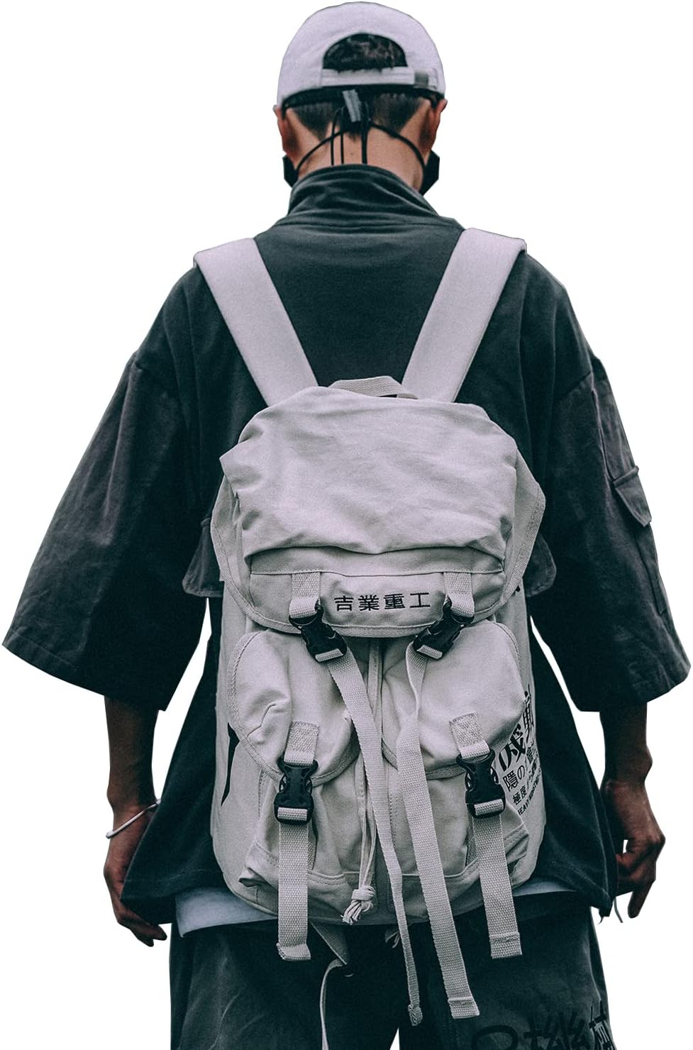 MFCT Techwear Ryggsäck för män, japansk väska