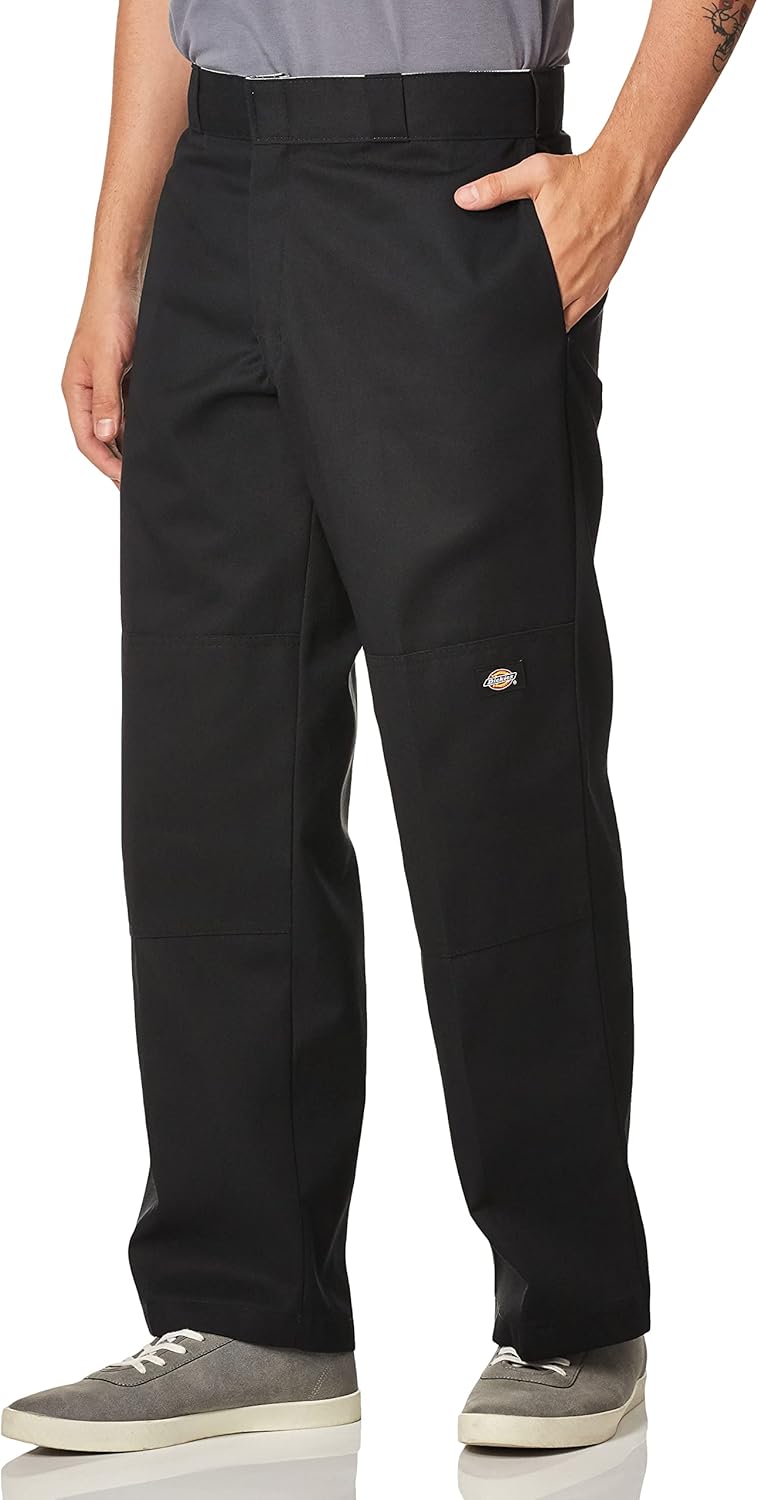 Dickies Double Knee-arbetsbyxor för män, lös passform, stora-långa