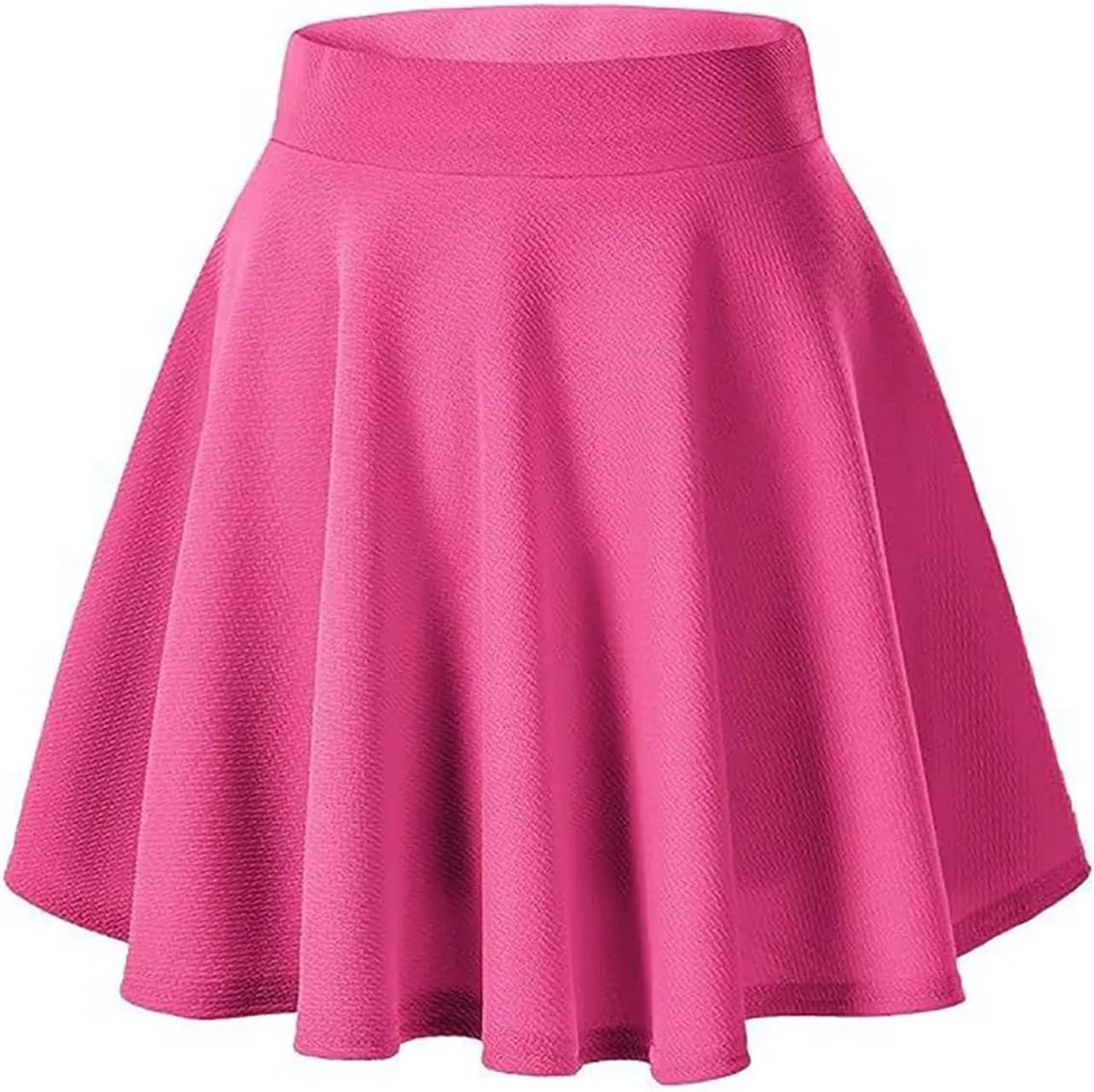 Damkjol Stretch Flared Casual Skirts Pleated A Line Swim Cover Up For