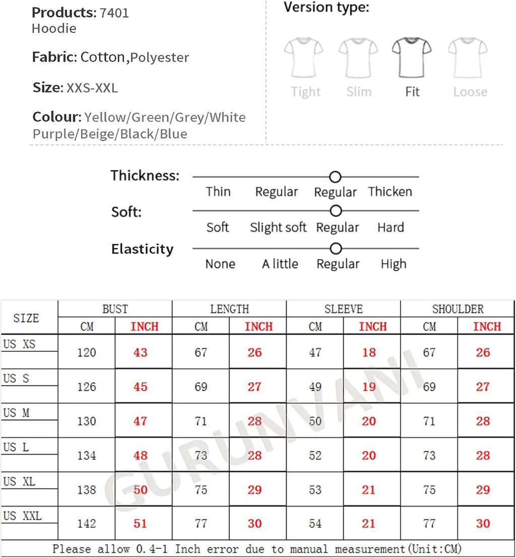 GURUNVANI unisex - vuxen 20wa7401 Tröja med huva