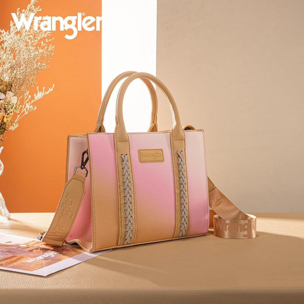 Montana West Wrangler Tote Bag for Women Zipper Shoulder Handbag toteväskor