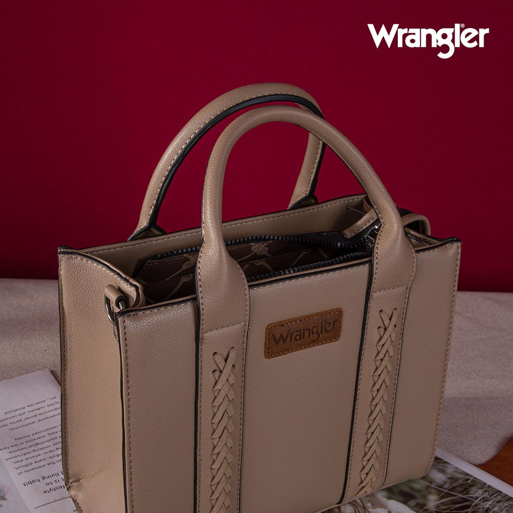 Montana West Wrangler Tote Bag for Women Zipper Shoulder Handbag toteväskor