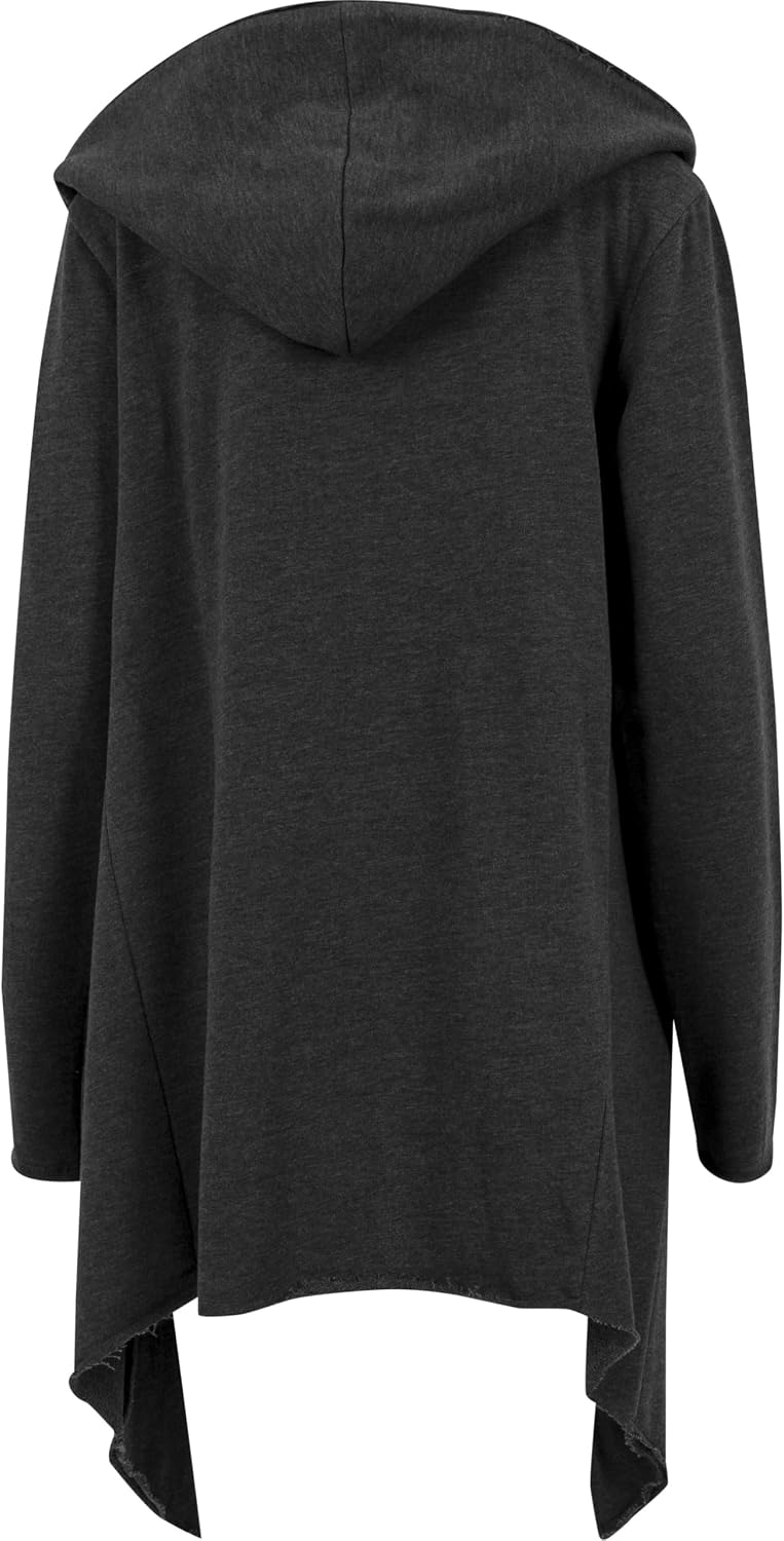 Urban Classics herr Lång huva öppen kant kofta Cardigan-tröja (1-pack)
