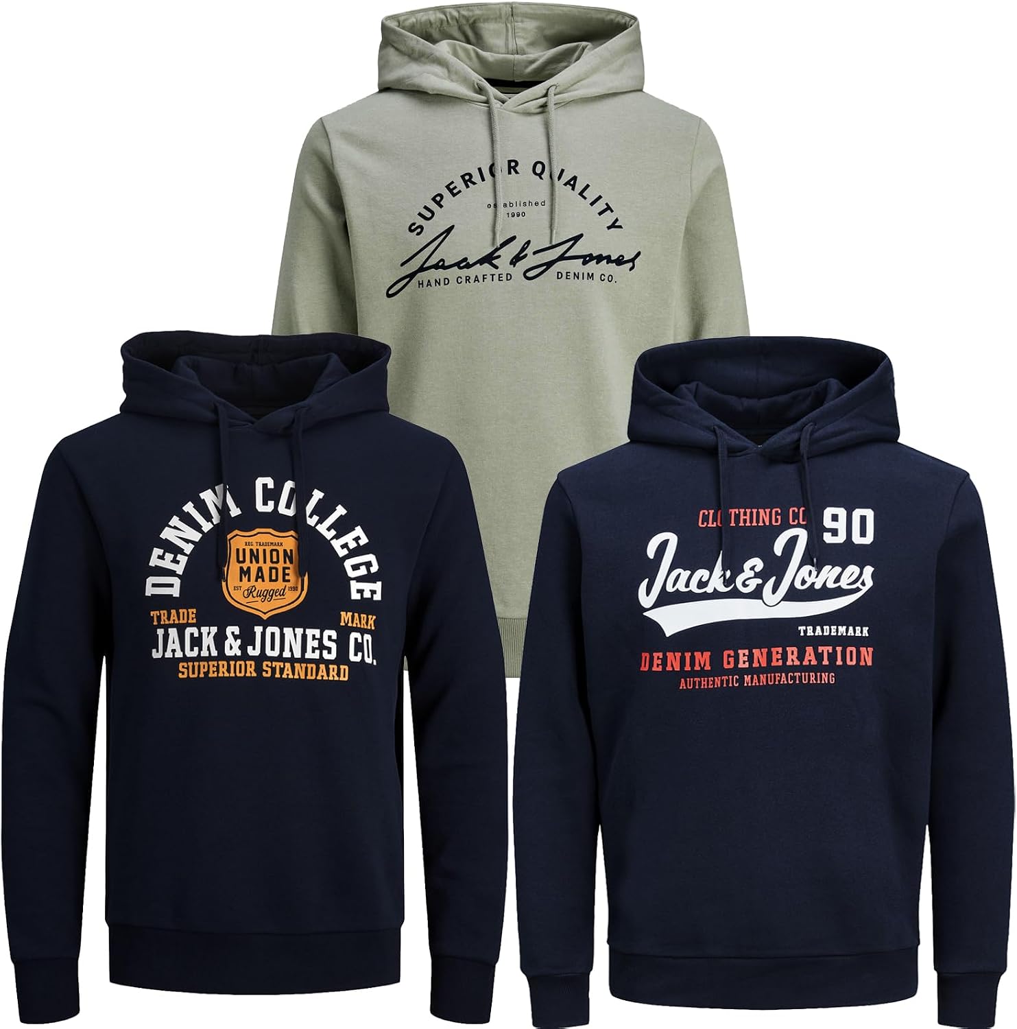 Herr JACK & JONES Tunn Turtleneck Stickad tröja Klassisk Rundhals Sweater Långärmad Grundläggande JJEEMIL
