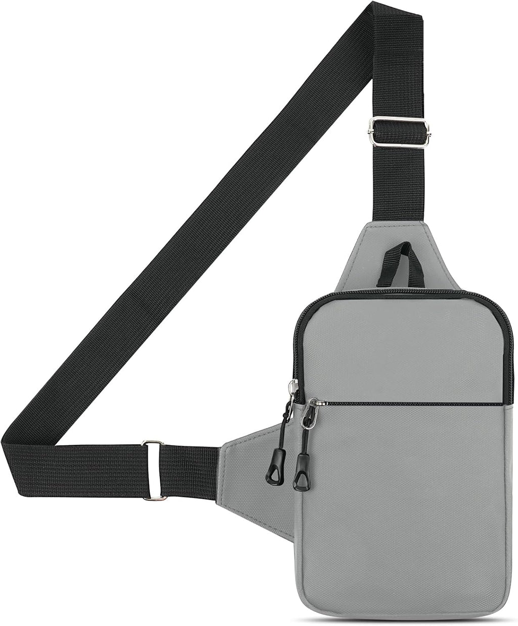 HOTUT Liten axelväska, vattentät bröstväska för män och kvinnor, mini crossbody axelväska med dragkedja och justerbar rem för resor, vandring, cykling, camping, utomhussport