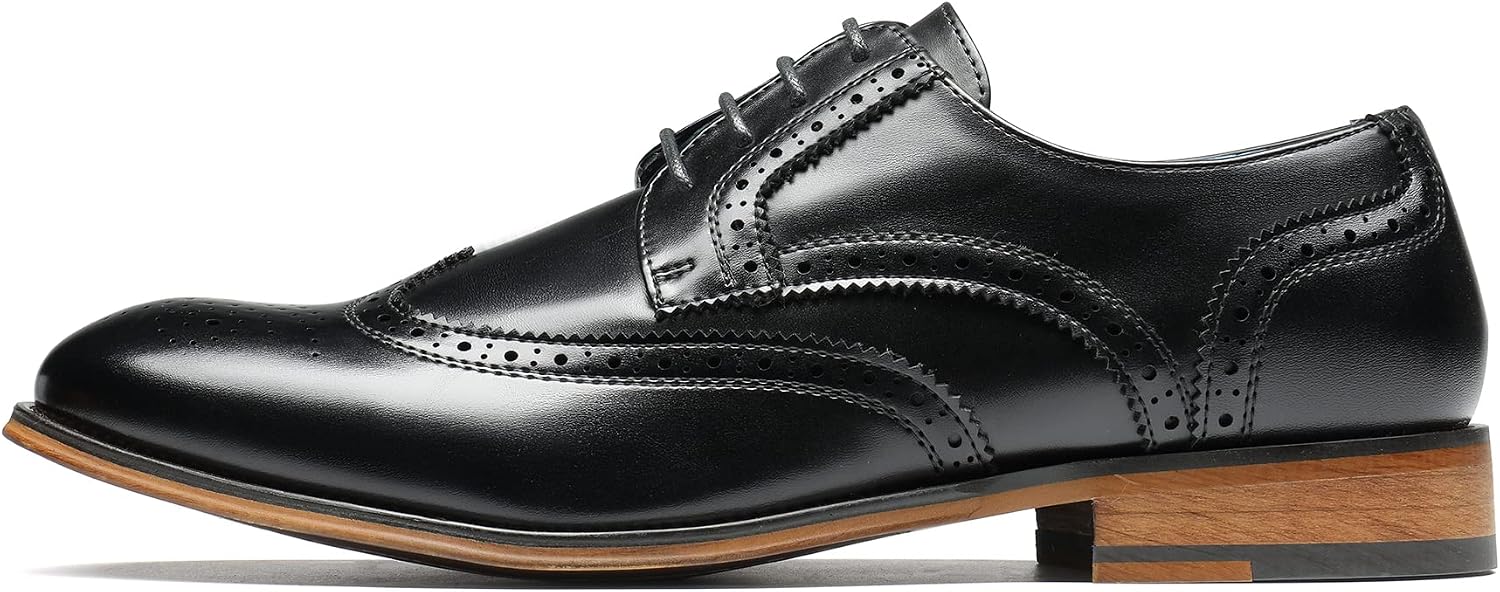 Bruno Marc Klassiska Oxfords formella finskor för män Brogues Derbys Louis