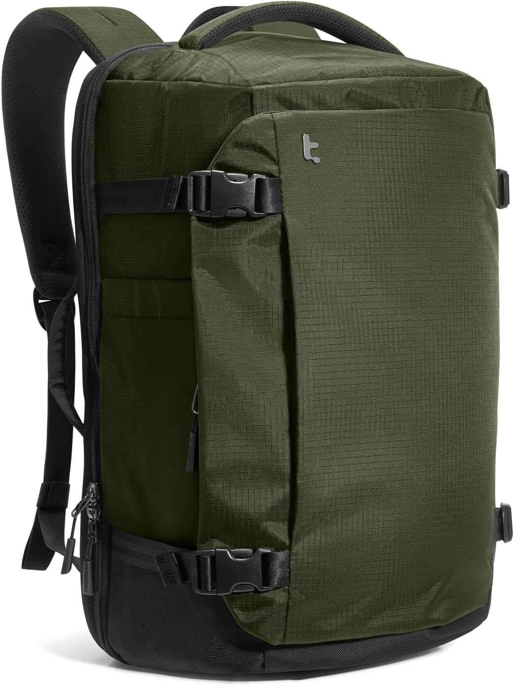 tomtoc 40L Reseryggsäck, TSA-vänlig handbagage-ryggsäck Reseryggsäck för 15,6-17 tums bärbar dator, flyggodkänd ombordstigning Vattenavvisande kabinryggsäck för resor Weekender Trip