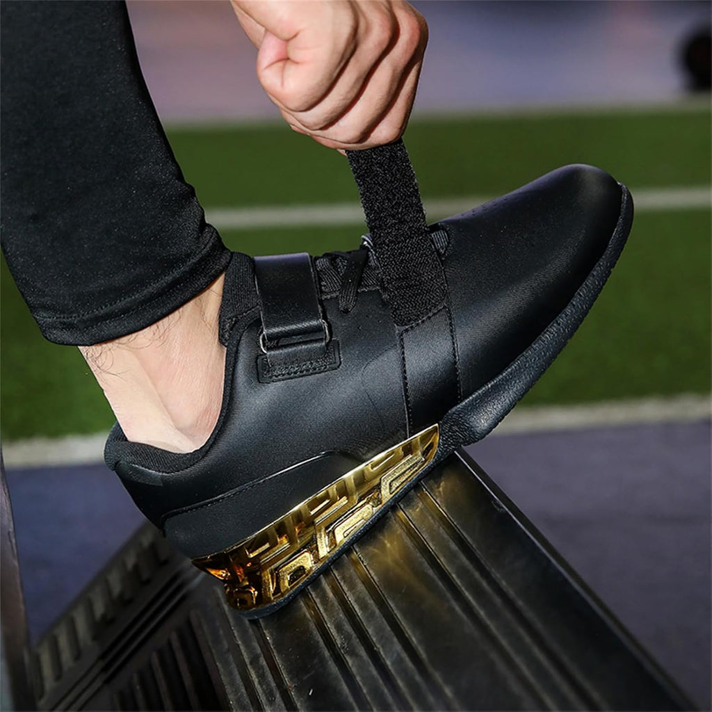 Tyngdlyftningsskor för män, Styrkelyft Bodybuilding Squat Skor Gym Cross Trainers Skor