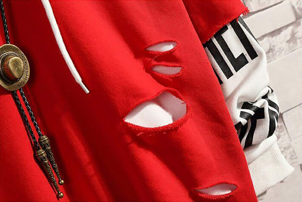 Hello MrLin Herrarmode Techwear Hip Hop Kapuzenpullover Japanischer Streetwear Patchwork Urban Jumper