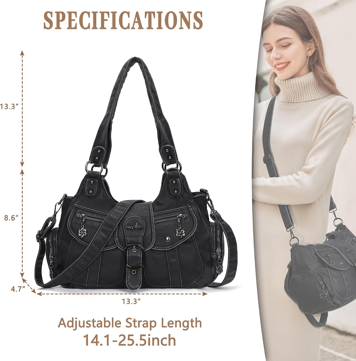 Angel Kiss Top-handles Bag hobo axelväska