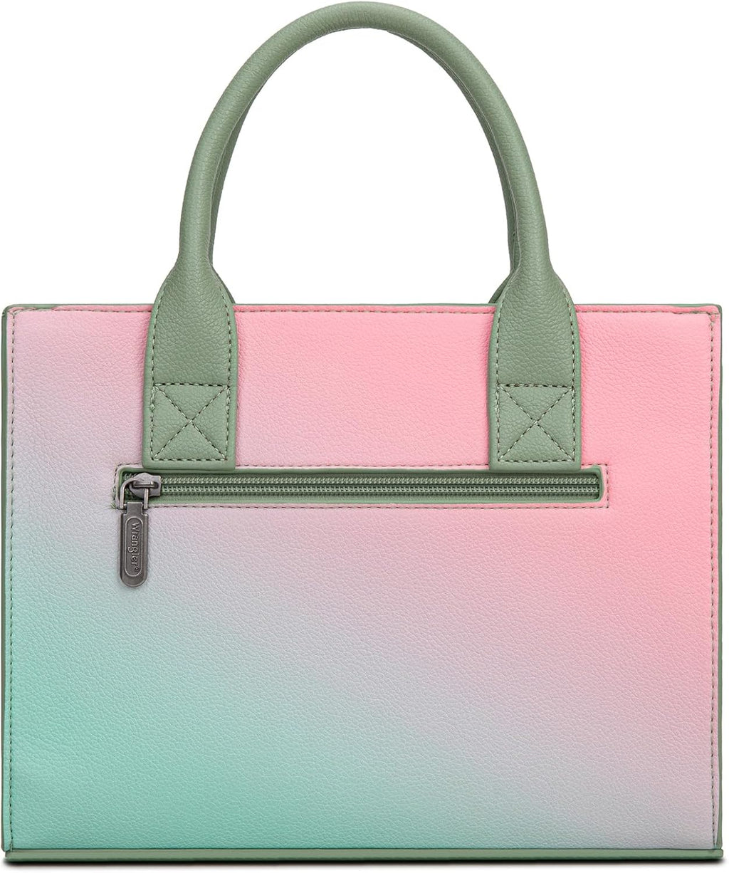 Montana West Wrangler Tote Bag for Women Zipper Shoulder Handbag toteväskor