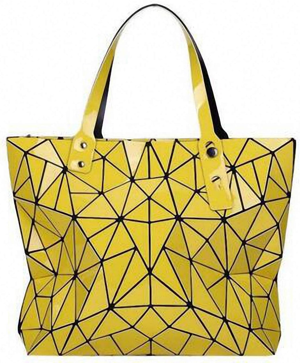Geometriska lysande gitter handväska kedja crossbody påse tygväskor handväskor holografiska handväskor för kvinnor femmes