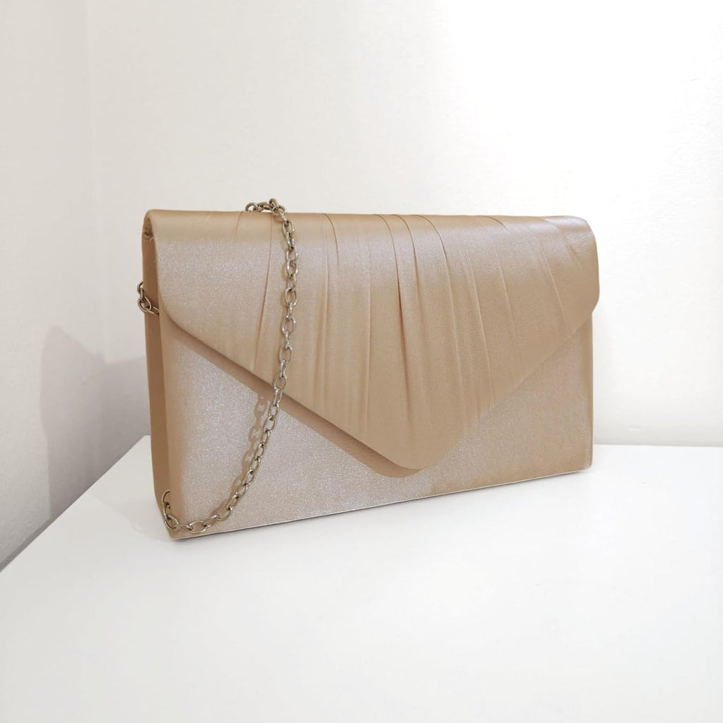 fi9® DAMER SATIN PARTY BORD BRIDAL EVENING CLUTCH HANDVÄSKA Handväska