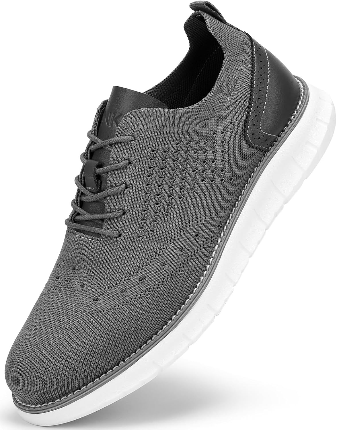 SVNKE mäns Oxfordskor formella promenadskor finskor klassiska halkfria business vardagsskor snörning lätt sneaker