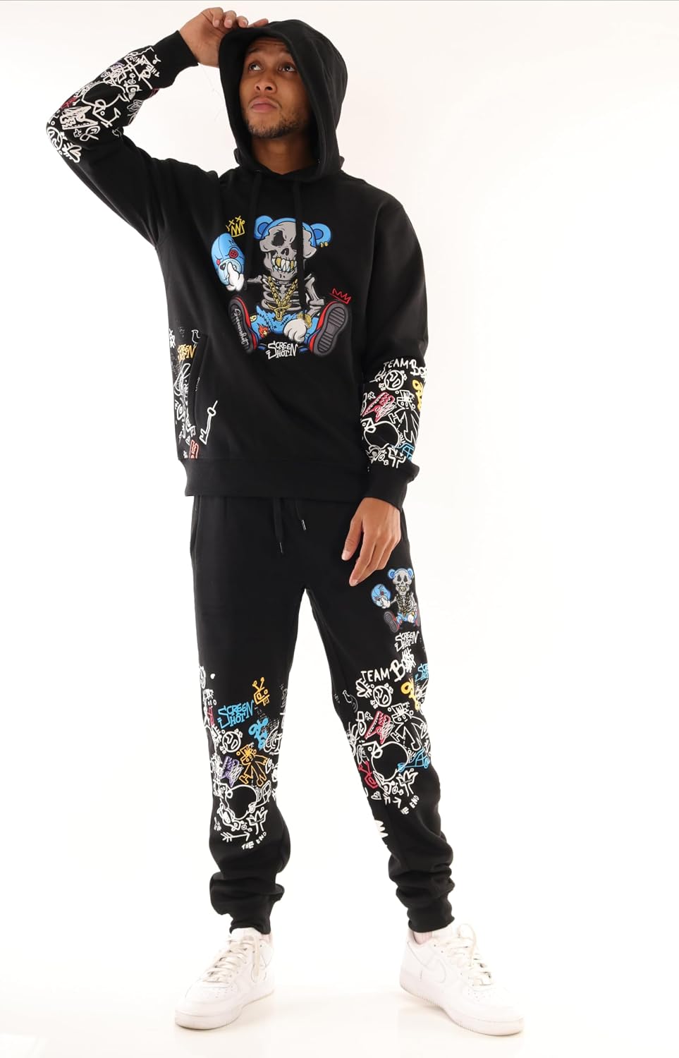 SCREENSHOT Herr Hip Hop Premium Slim Fit Track Byxor