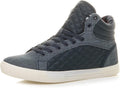 Ajvani Platt snörning för män quiltad vardaglig hög topp ankelstövlar sneakers storlek.