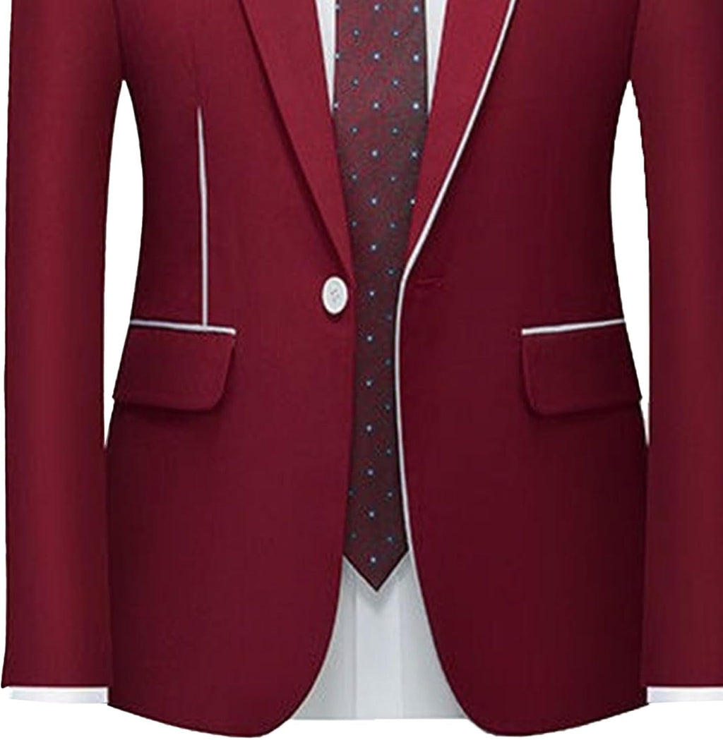 Herr smal passform koreansk trend blazer lätt hemkomst daglig sportrock en knapp smal passform kostymjackor