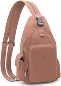 Bröstväska liten ryggsäck herr crossbody väska sling väska lätt bröstväska stöldskydd nylon ryggsäck axelväska herr dam för cykling resor sport