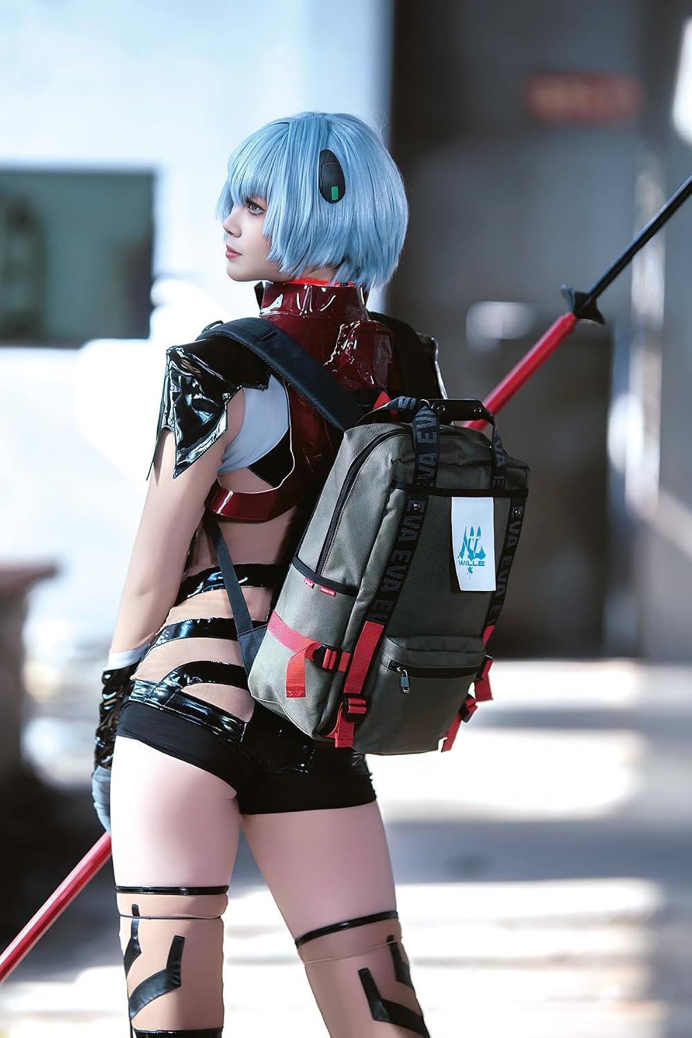 FIREFIRST x RADIO EVA - Evangelion Ryggsäck med laptopfack 15,6 tum Skolryggsäck