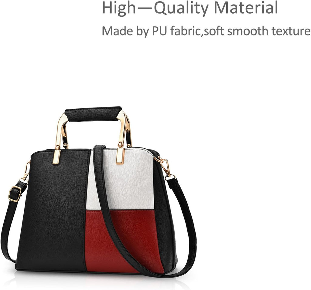 NICOLE&DORIS Dam axelväskor enkel axelväska crossbody messengerväska väska all satchel väska för dam PU läder