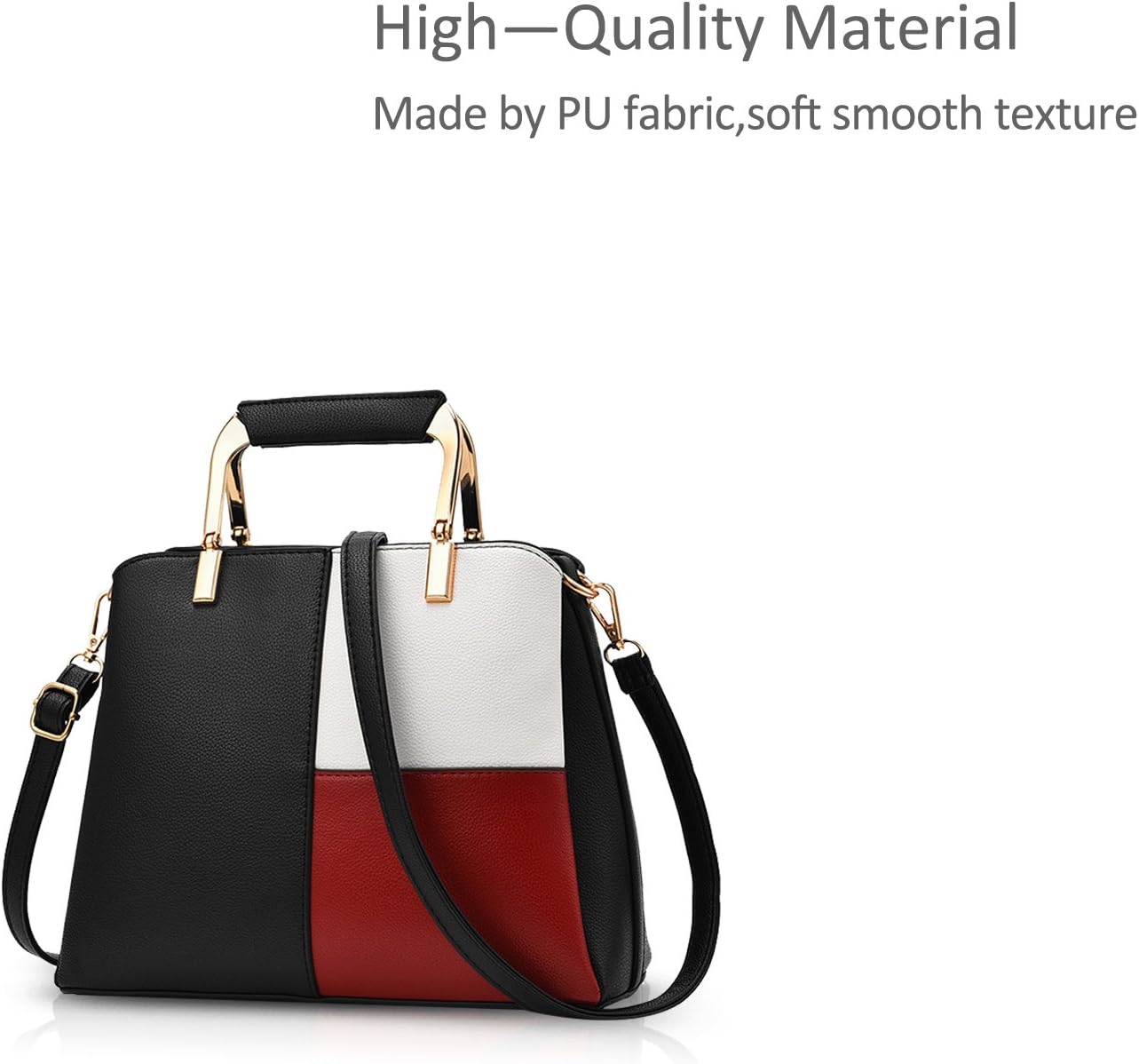 NICOLE&DORIS Dam axelväskor enkel axelväska crossbody messengerväska väska all satchel väska för dam PU läder