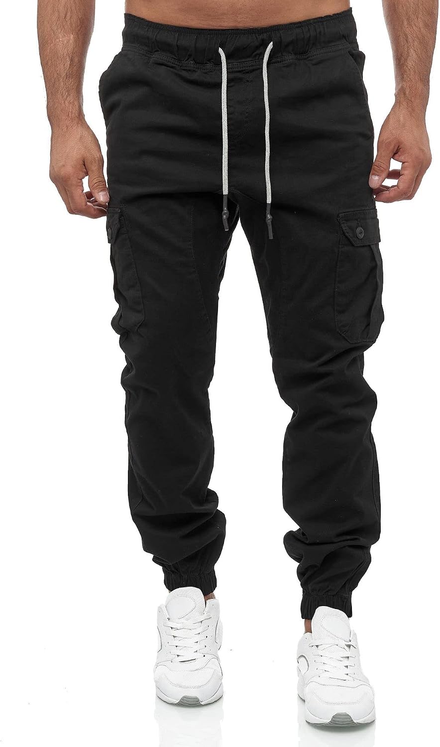 Tazzio cargobyxor herr, cargobyxor, joggingbyxor, chinos, normal passform, jeans 16610