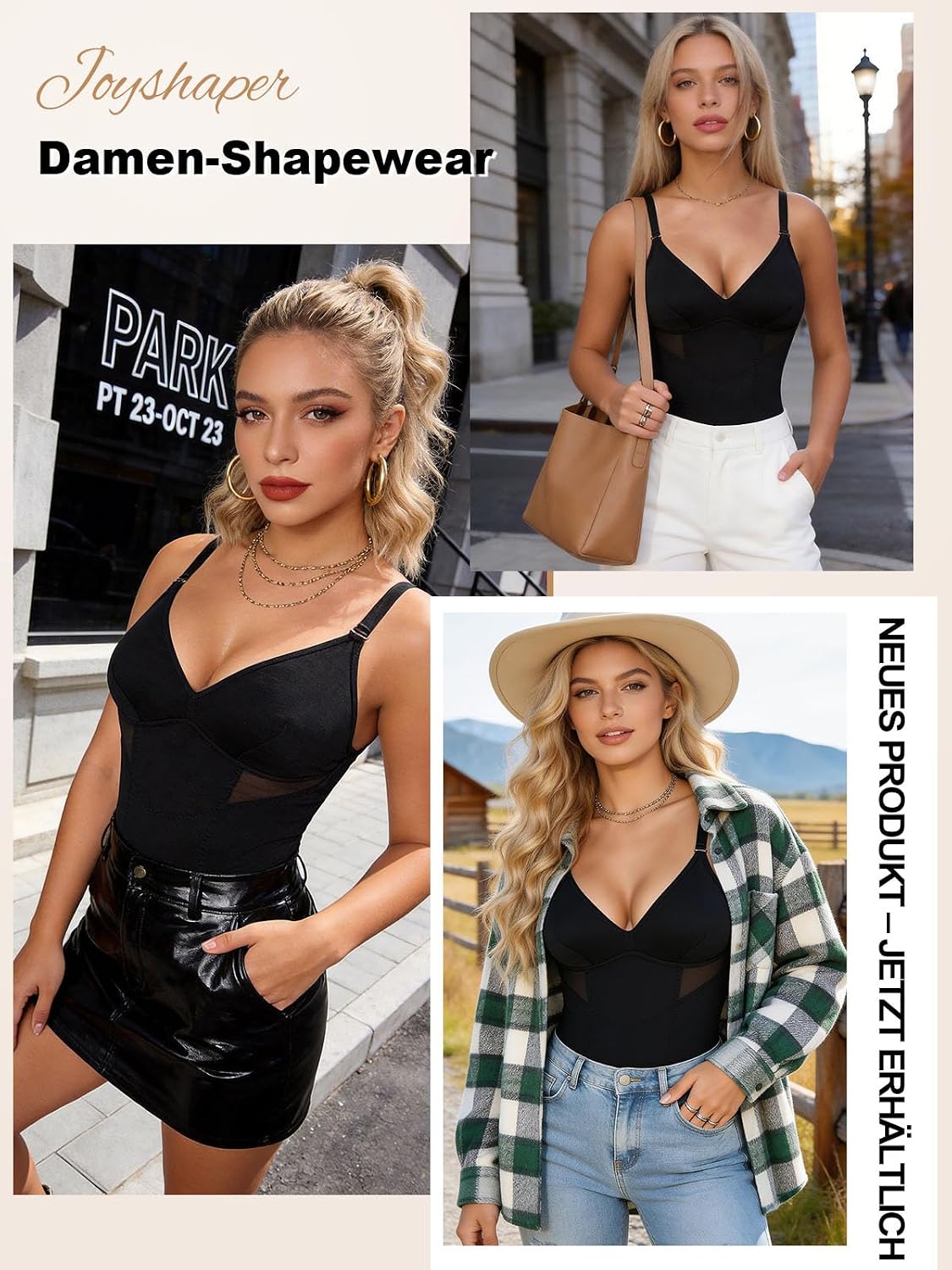 Joyshaper Compression Cami Top för Kvinnor Bodycon Tanktoppar Slimming Tummy Control Shaping Vest