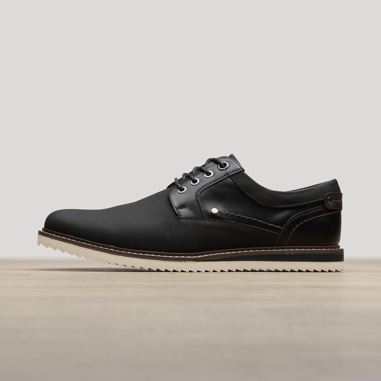 Bruno Marc Herr lågskor med snörning affärsklädsel fritidsskor Oxfords Derby Casual läderskor