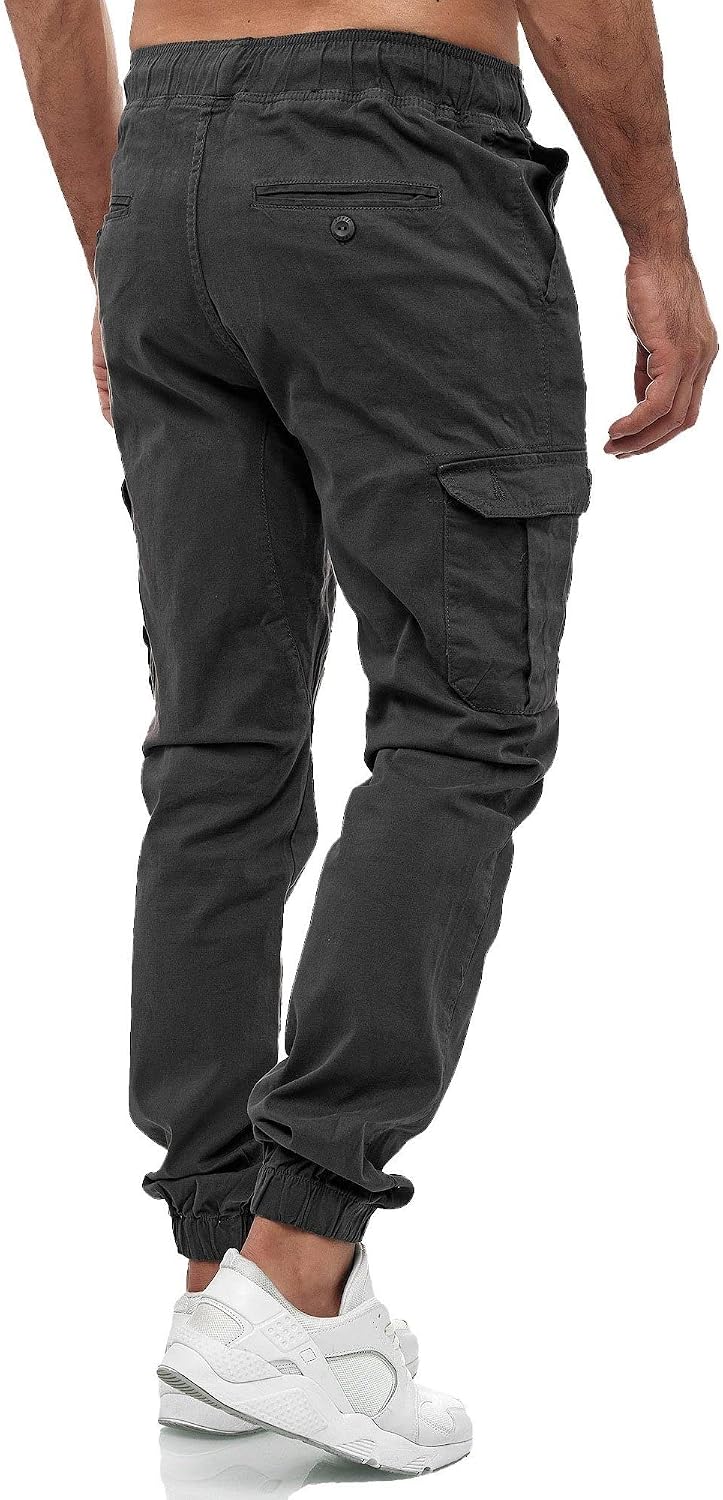 Tazzio cargobyxor herr, cargobyxor, joggingbyxor, chinos, normal passform, jeans 16610