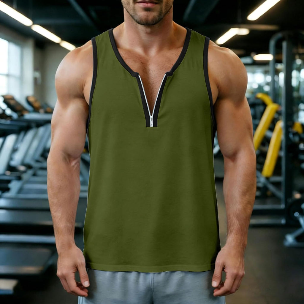 Herrlinne sport t-shirt andningsbar herr baggy ärmlös T-shirt sommar casual skjorta strand väst toppar gym linne för stretch styrketräning linne
