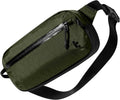 tomtoc 1,5 l crossbody väska med RFID-skydd, liten unisex axelremsväska, sling bag, lätt, vattentät sling bag, för utomhusresor, svart