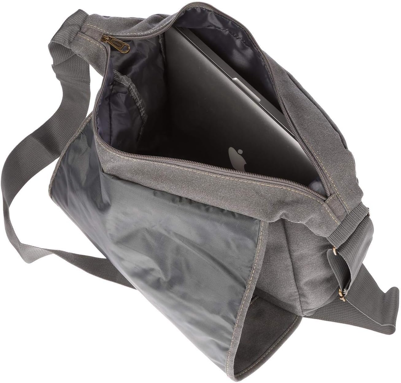 Christian Wippermann stor XL herr dam väska axelväska kanvas Messenger Bag