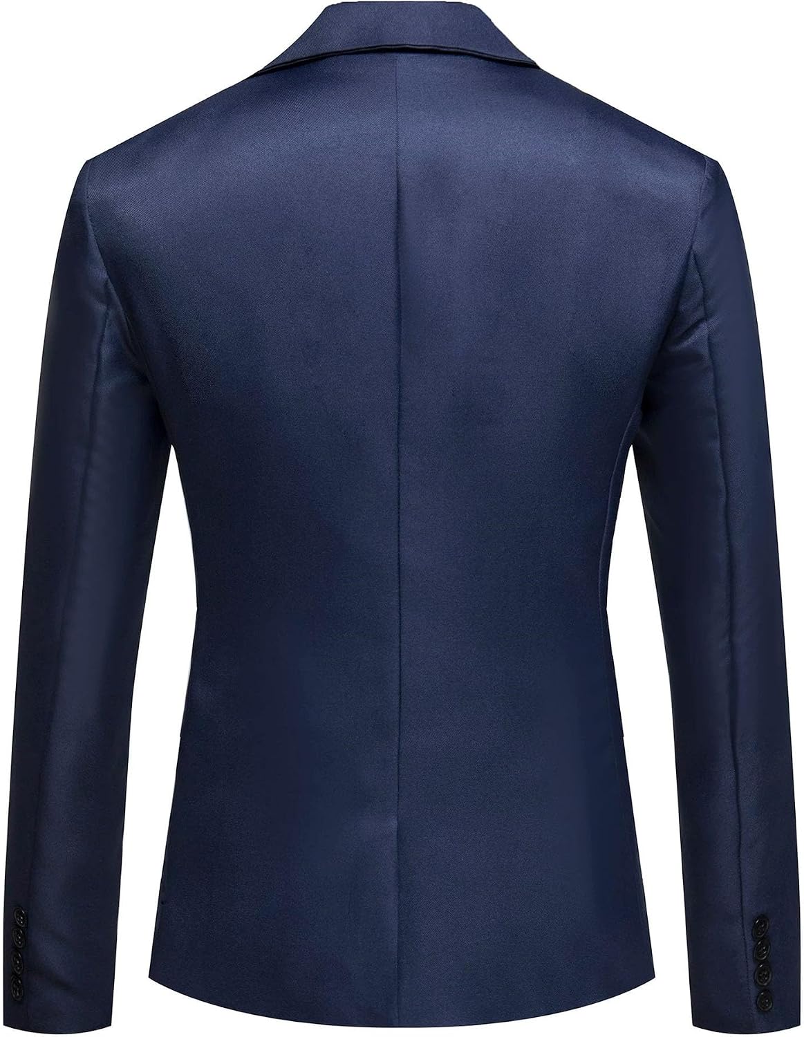 Herr smal passform en knapp blazer jacka notch kavajslag svart trim ficka solid sportdräkt kappa för vardaglig fest bal