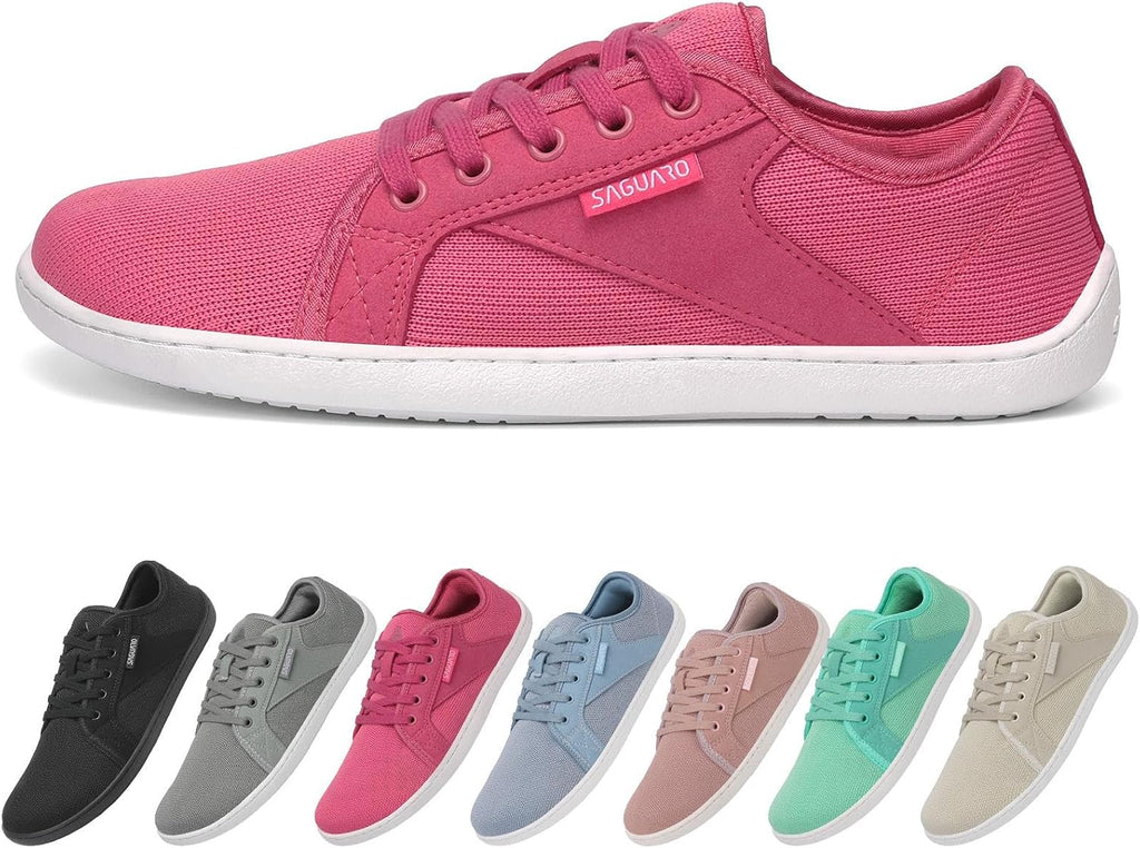 SAGUARO Unisex Knit Barfoot skor med Zero Drop Sula, Luck , Storlek 36–48