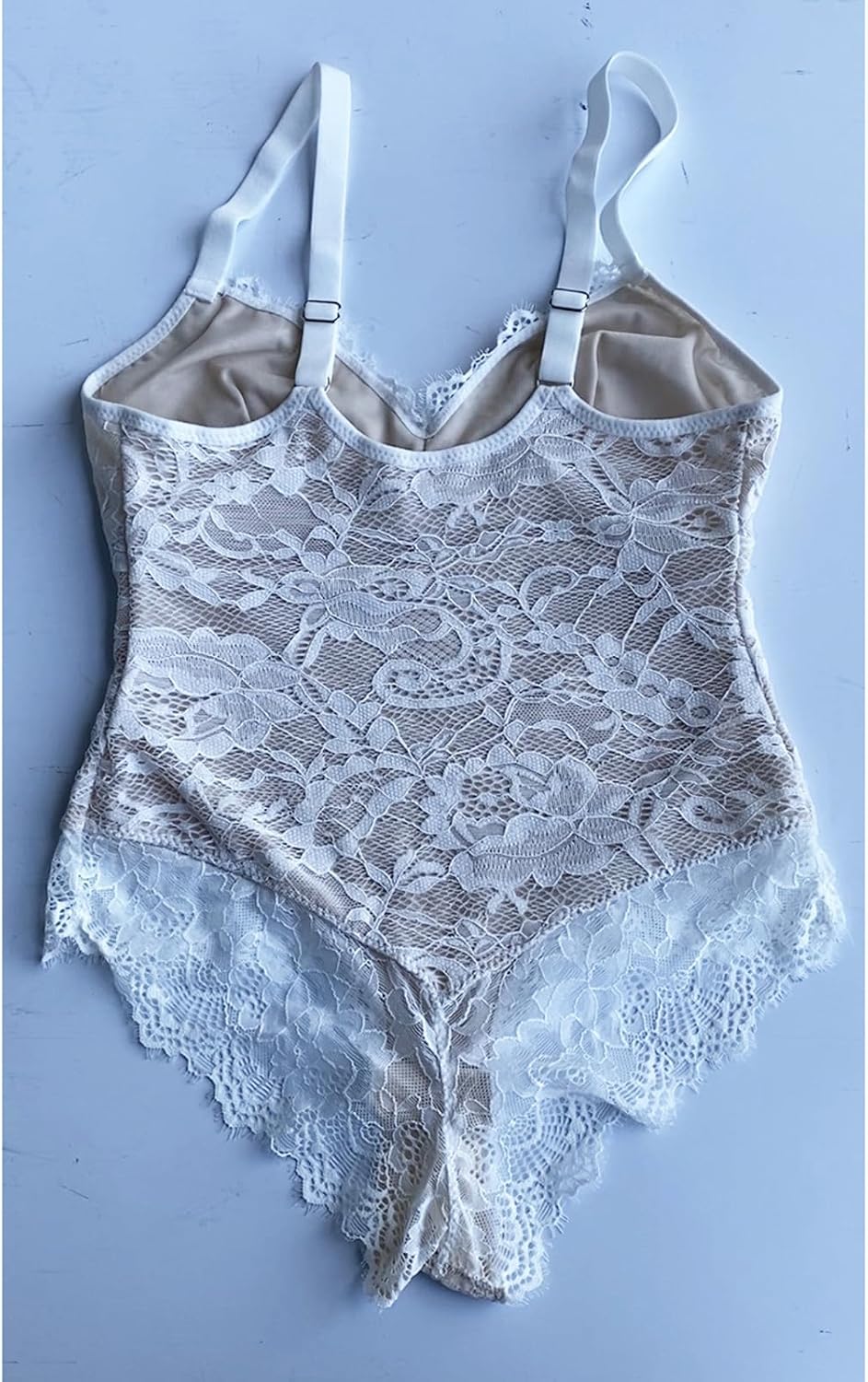 Onewus dam plus size bodysuit med höftlyft