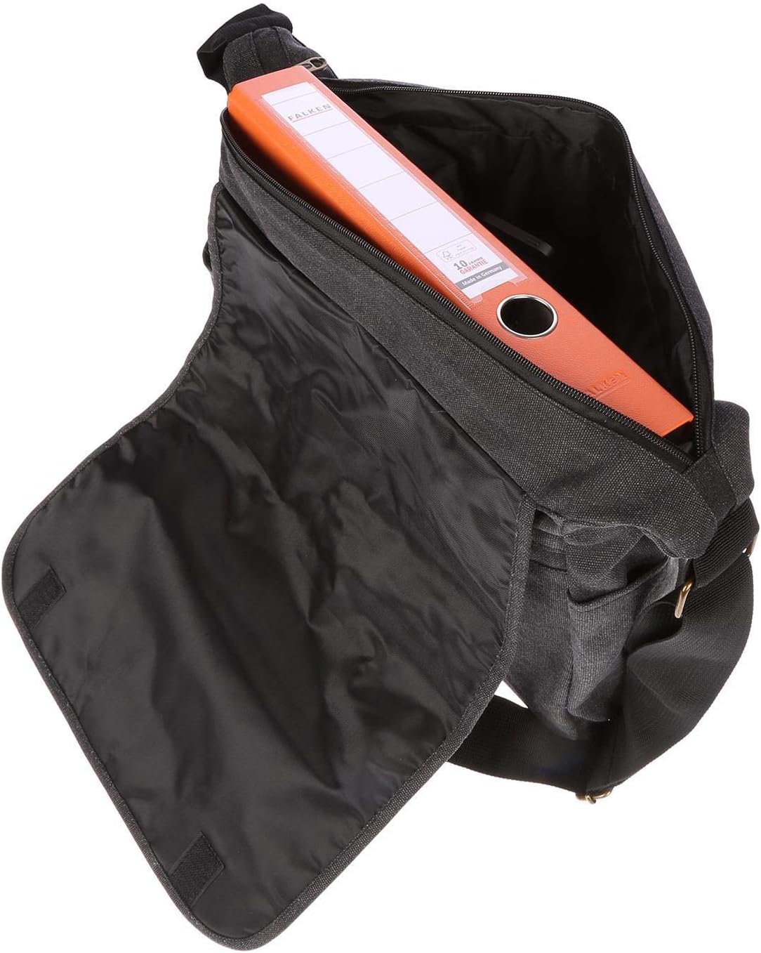 Christian Wippermann stor XL herr dam väska axelväska kanvas Messenger Bag