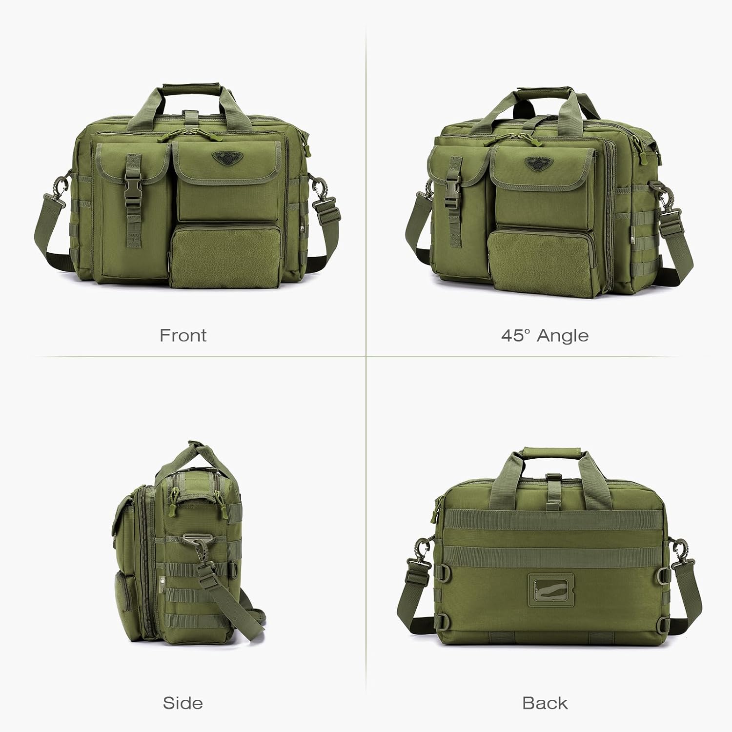 SPAHER Portfölj Herr Arbetsväska Herr Laptopväska 14/15,6/17,3 tum Business Tactical Bag Militärväska Axelväska Messenger Bag Herr Present för Kvinnor Herr