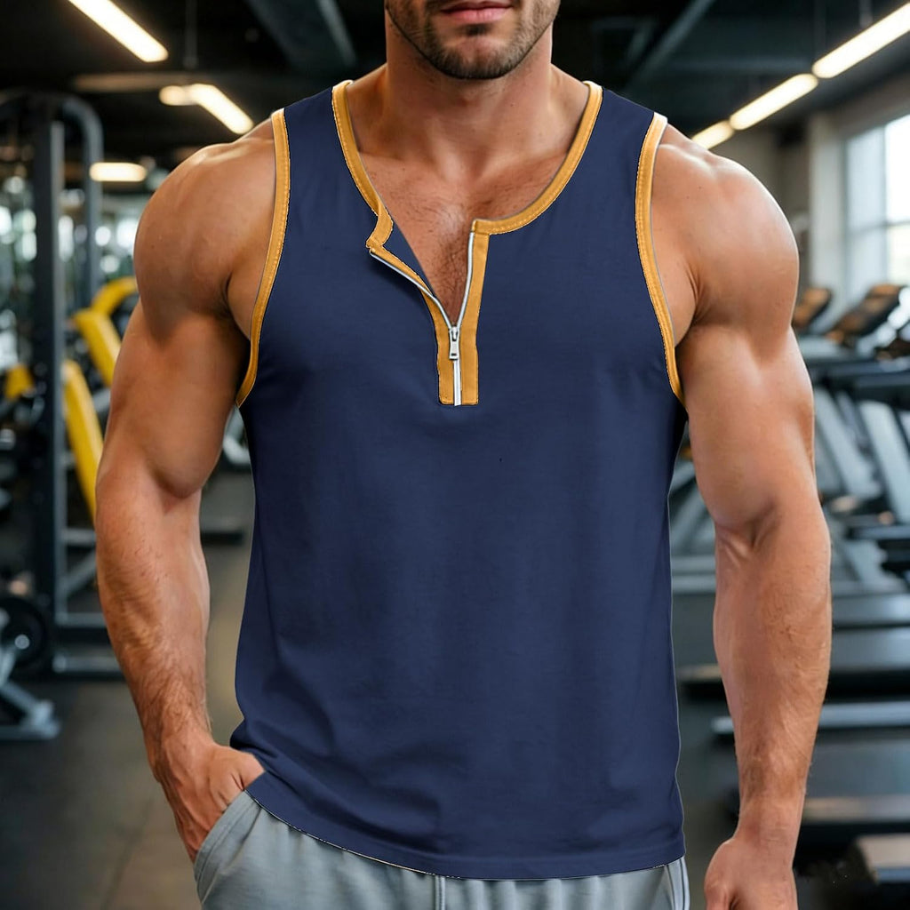 Herrlinne sport t-shirt andningsbar herr baggy ärmlös T-shirt sommar casual skjorta strand väst toppar gym linne för stretch styrketräning linne