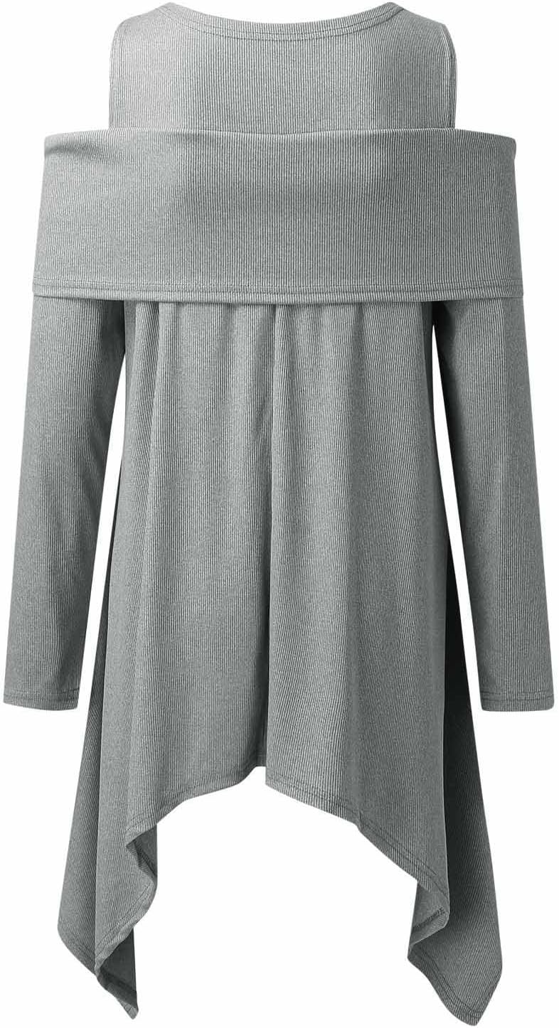 Snö långärmade skjortor dam långärmade blusar formell solid tunika toppar att bära med leggings avslappnade toppar för kvinnor trendig damer bomulls t-shirt