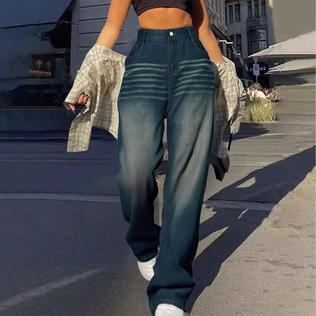 Generiska jeans korta byxor dam slip-jeans dam säckig jeans korta kostymjeans längd 28 tunna kort stretch Y2k lämplig för fritid och hem