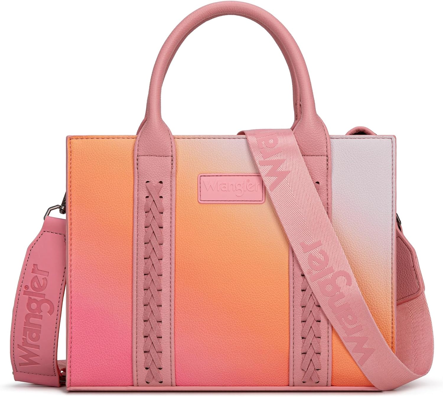 Montana West Wrangler Tote Bag for Women Zipper Shoulder Handbag toteväskor