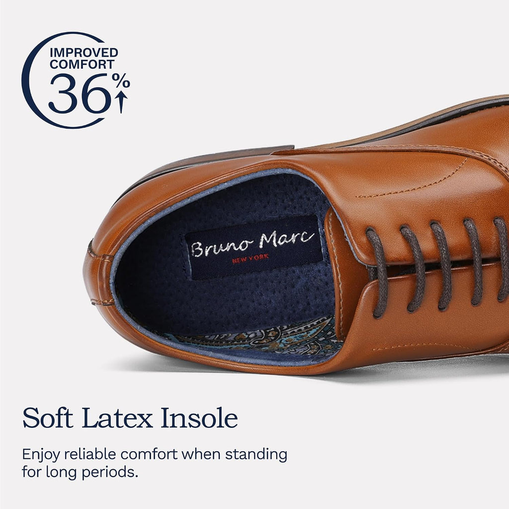 Bruno Marc Klassiska Oxfords formella finskor för män Brogues Derbys Louis