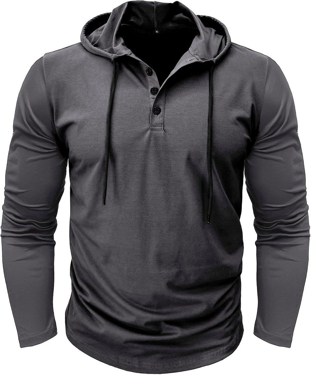 MakingDa Atletisk kortärmad huvtröja för män, moderiktig tränings- och gympullover, huvtröja, knapp, muskelpassform, somrig sweatshirt, lätt, hiphop, löpning, boxning, vandring, sport, tröja