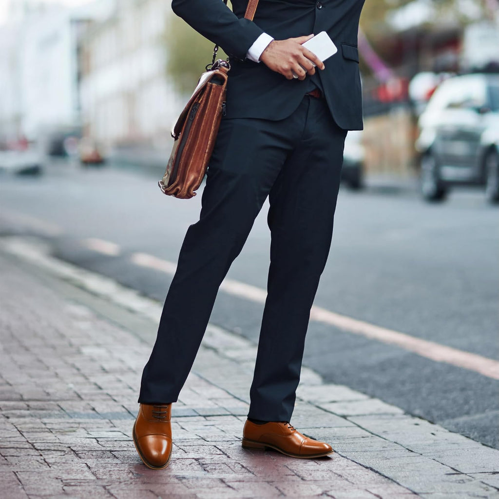 Bruno Marc Klassiska Oxfords formella finskor för män Brogues Derbys Louis