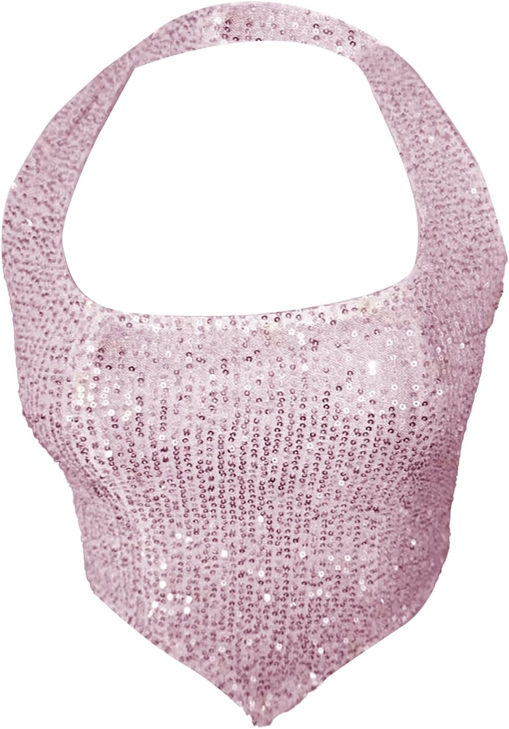 Glitterlinne, damer, slim fit, party, topp, damer, sexig, paljettskjorta, elegant axelbandstopp, glitter, linne, all matchning, sequin, liten väst, toppar, trendig väst, karneval, camisole