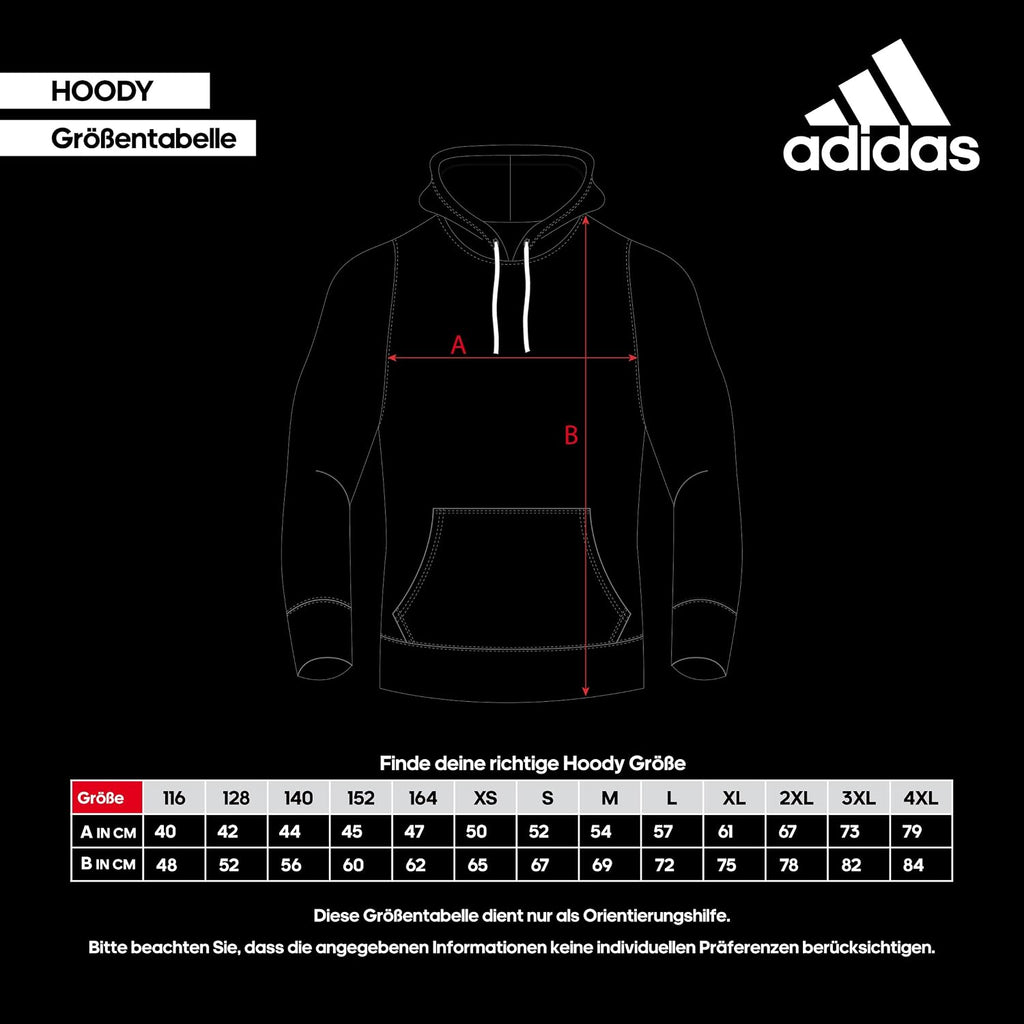 adidas Herr community vertikal huvtröja ärmlös boxning huvtröja ärmlös, röd/svart, XL, Röd/svart, XL