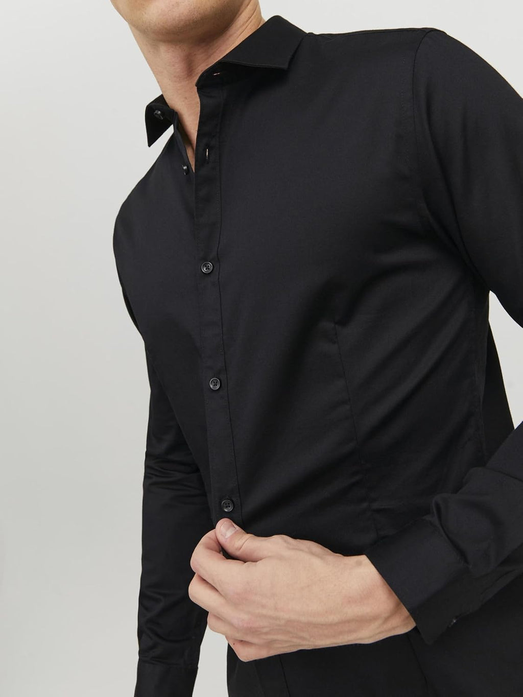 JACK & JONES herr Jjprparma skjorta L/S Noos JJPRPARMA SHIRT L/S NOOS (1-pack)
