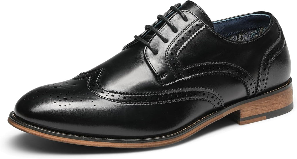 Bruno Marc Klassiska Oxfords formella finskor för män Brogues Derbys Louis