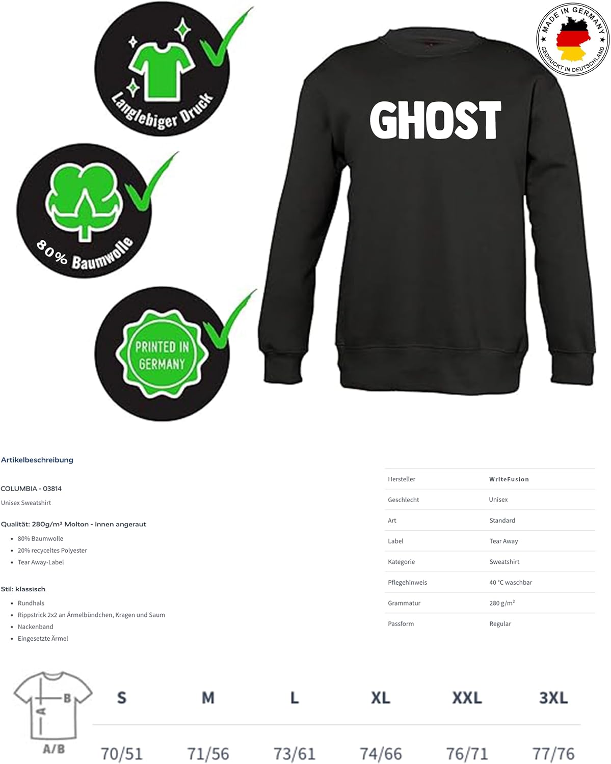 Ghost Malone – rolig halloween rapsdesign med ordspel, perfekt motiv för musikfans, spökvänner och hiphop-älskare tröja