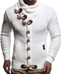 Leif Nelson Herrcardigan, jacka med sjalkrage, LN-4195